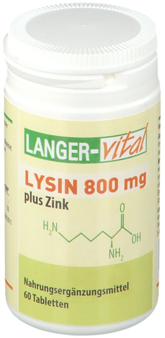 LANGER-vital Lysin 800 mg plus Zink