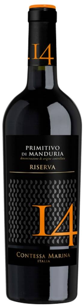 Primitivo di Manduria DOC Riserva 14 Contessa Marina (2020), Contessa Marina