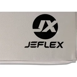 JEFlex Turnmatte klappbar 210 x 100 x 8 cm GRAU/SCHWARZ Weichbodenmatte - Weiß