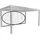 Biohort Klarglas Gr. 5 m für Pergola rechts 475,5 x 234,9 cm dunkelgrau/metallic