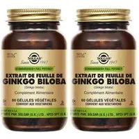 SOLGAR Ginkgo Biloba SFP - Circulation sanguine 2x60 pc(s)