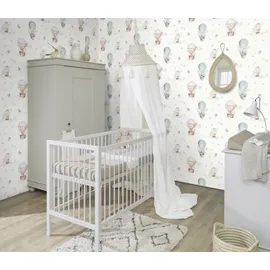 Rasch Textil Rasch Vliestapete 300512, Kids World, Heißluftballons, 10,05 x 0,53 m