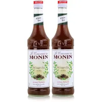 Monin Sirup Weisser Tee 700ml - Cocktails Milchshakes Kaffeesirup (2er Pack)