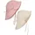 En Fant Kinder Hut "Sun hat w. string 2-PACK" in Rosa | Gr.: 6-12 Monate