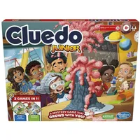 Hasbro Gaming Cluedo Junior Board Game, Reimagined Classic for 2-6 Players, Dete