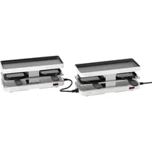 Stöckli Twinboard Set, Racletteofen, Weiss, Schwarz