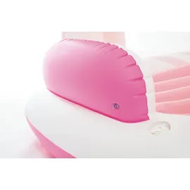 Intex Pink Paradise Boat (244x97x114cm) mit Haltegriffen und Getränkehaltern