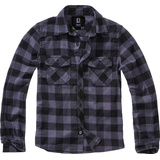 Brandit Textil Brandit Checkshirt Kids Black/Grey Gr. 134/140