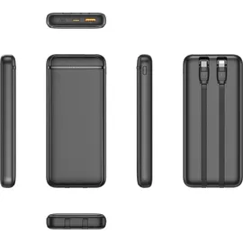 Denver PQCA-10320 Powerbank 10000 mAh USB PD 2.0 Schwarz