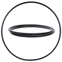 Hoopomania Hula Hoop Rohling steckbar (mit Snap Button), 25mm Rohr, schwarz, Ø100cm