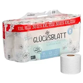 glücksblatt Toilettenpapier 3-lagig 30 Rollen