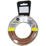 EDM Flexible Kabelspule 2,5mm braun 25mts halogenfrei