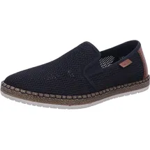 Rieker Espadrilles Herren Schwarz/Braun 45
