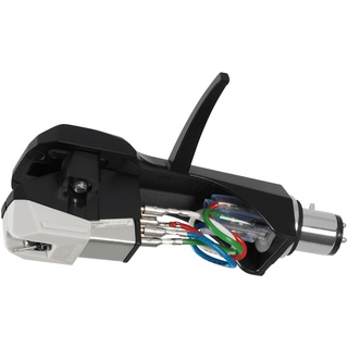 Audio Technica AT-VM95SP/H Headshell/Dual Moving Magnet Cartridge Combo Kit (Schwarz/Grau)