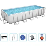 Power Steel Frame-pool Rechteckig 19281 L Bestway N/a