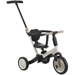 Kikkaboo Dreirad Flip 5 in 1 Stahlrahmen rutschfeste Griffe einstellbar umbaubar beige