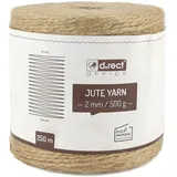 D.RECT Jute-Schnur 250m 2mm Dicke