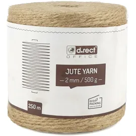 D.RECT Jute-Schnur 250m 2mm Dicke
