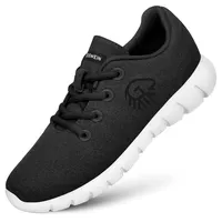 GIESSWEIN Merino Runners Herren, Merino Sneaker Men - Atmungsaktive Männer Schuhe - Geruchsneutral - ohne Socken - natürliche Merinowolle 3D Stretch, Leichte Sport und Freizeit Schuhe - Merino Wool - 43 EU