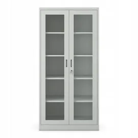 Jan Nowak C012 Aktenschrank 185 x 90 x 40 grau