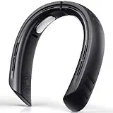 Kukiwhy Verbesserter Hals Ventilator, 4 Turbo 6000 mAh Faltbare Tragbarer Nackenventilator, 360° Verstellbarer Handventilator klein, USB Ventilatoren geschenke für frauen mama männer papa geburtstag