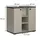 Vicco Waschbeckenunterschrank Joli 60 x 59 x 37 cm Grau