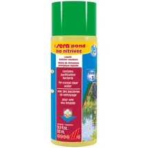 Sera Pond Bio nitrivec 500 ml | Flüssigbiofiltermedium der Extraklasse | Kristallklares Wasser mit Reinigungsbakterien | Vulkangestein mit essentiellen Mineralien | Fischbesatz in 24 Stunden