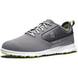 FootJoy Superlites Xp Golfschuh, Grau/Weiß/Limette, 41 EU