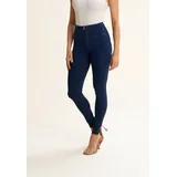 Freddy High-waist-Jeans FREDDY, Damen, Gr. L (40), N-Gr, blau (dunkelblau), Denim/Jeans, Obermaterial: 84% Baumwolle, 16% Elasthan, skinny fit lang, Jeans High-Waist-Jeans, mit Reißverschluß
