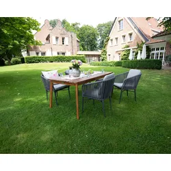 Gartengarnitur Atacama Holz/Kunststoff/Metall 5-tlg.