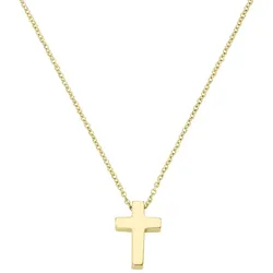 Luigi Merano Kette mit einem kleinen Kreuz, Gold 375 Ketten   Gold Damen 