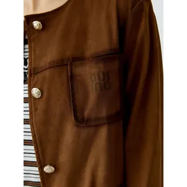 Oui Jacke braun XL