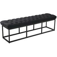 CLP Sitzbank Amun Stoff schwarz schwarz 150 cm