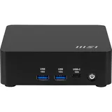 MSI Cubi NUC AI 1UMG-023DE– Intel® CoreTM Ultra 5 125H CPU, 8 GB DDR5, 256 GB M.2 SSD, USB 10 Gbit/s Typ C und A, ThunderboltTM 4 und HDMITM 2.1, Wi-Fi 6E, Bluetooth 5.3 – Schwarz, Windows 11 Pro