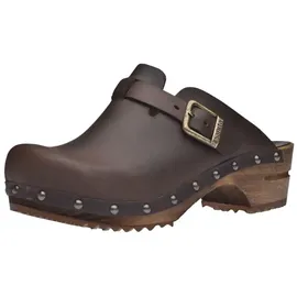 Sanita Wood-Kristel Open Clog Antique Brown - Braun | 42