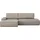 OTTO home Eckcouch Cord 2-Sitzer Grau