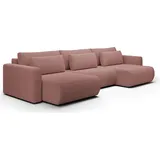 petits-meubles U-sofa 4-sitzig umbaubar Truhe Evy Rosa