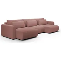 petits-meubles PANORAMASOFA Evy 4 Sitzplätze Rose
