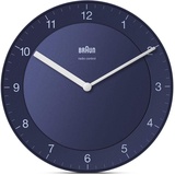 Braun Funkwanduhr Wanduhr, Kunststoff, Blau, normal