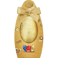 Lindt Schokolade LINDOR Flame Egg Mix | 303g | Großes Schokoladenei gefüllt mit LINDOR Eier Mischung (Weiß, Milch, Dunkel) | Oster Schokolade | Schokoladeneier