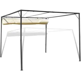 vidaXL Gartenpavillon 3 x 3 m creme