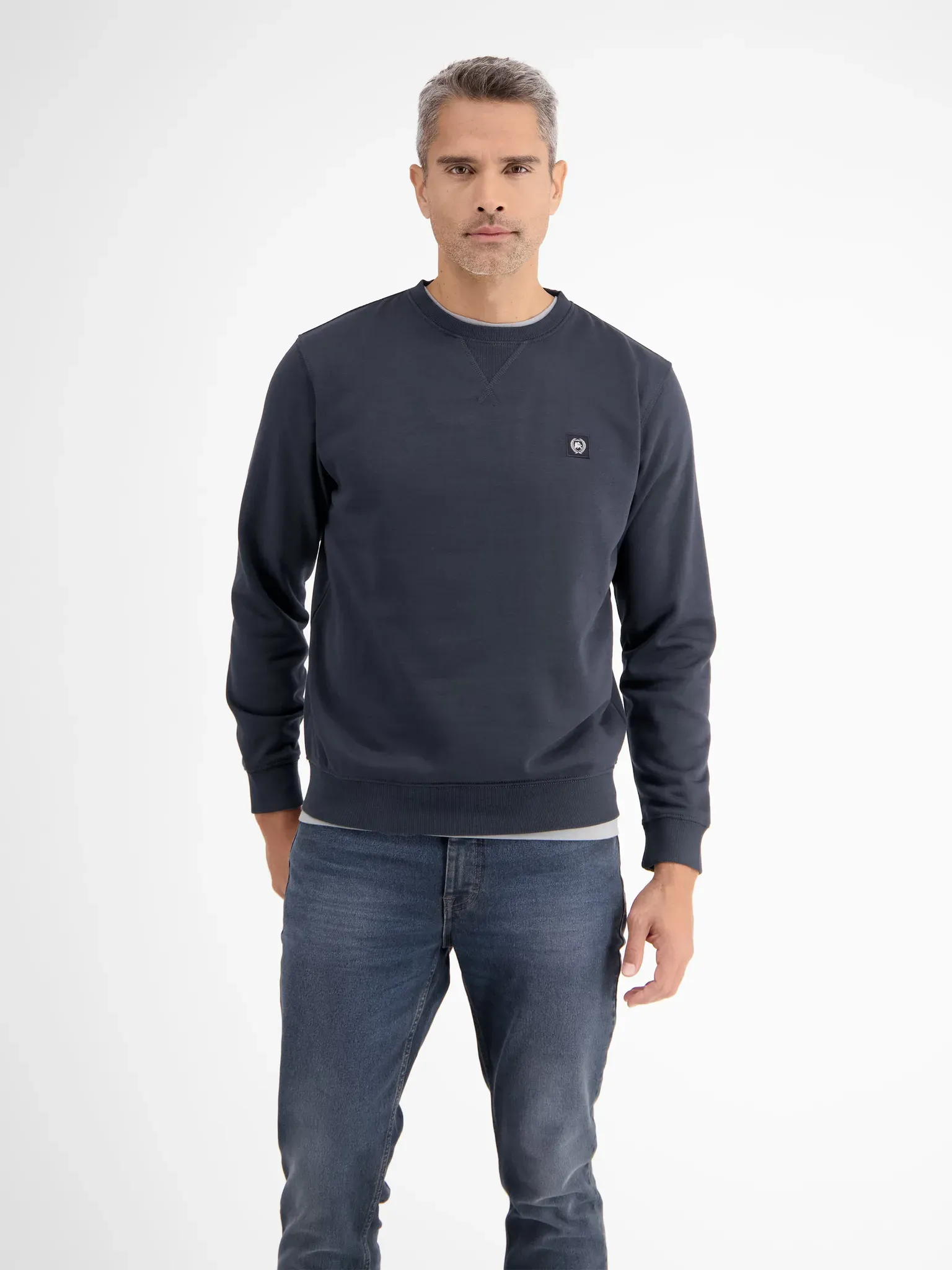 Urbaner Sweatshirtstyle, weiche Haptik - Chilled Olive - XXXL