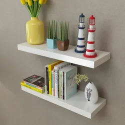 vidaXL 2er Set MDF Wandregal Hängeregal Wandboard Bücher/DVD Regal, weiß