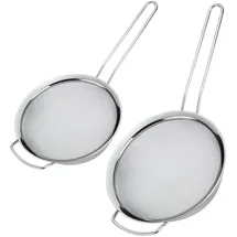 Westmark Sieb-Set Picante 2-tlg Ø 16 cm + Ø 20 cm Edelstahl Silber
