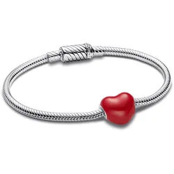 Pandora 68113 Damen-Armband Geschenkset Silber Versteckte Botschaft Herz, 21 cm