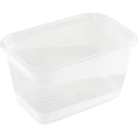 KEEEPER Vorratsdose eckig blau 15,5 x 10,5 x 0,75 l 4-teiliges Set