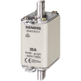 Siemens 3NA38227 NH-Sicherung Sicherungsgröße = 00 63A 500 V/AC, 250 V/AC