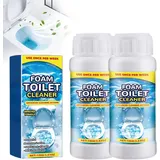 Neu Rohrreiniger Extrem Stark,Aktivschaum Abflussreiniger für Toilette, Dusche, Küche & Bad, Extra Starker Schaumreiniger gegen Verstopfung, Urinstein, Kalk & Gerüche (2 Pcs)