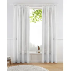 OTTO home Tender Kräuselband 135 x 145 cm weiß