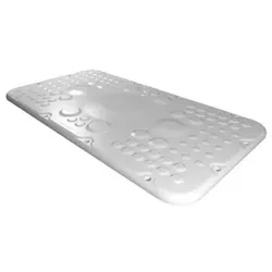 Rittal Kunststoff-Flanschplatte AX mit Membranen Gr. 6 401x221mm